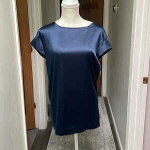Vince silk blouse in blue